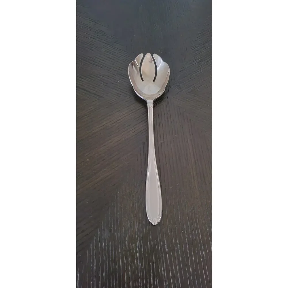 Princess House Barrington Stainless Steel Large Serving Fork Spoon 18/10 Vintage